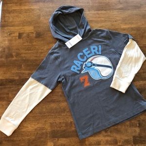 NWT Gymboree “Racer” hooded Shirt  7